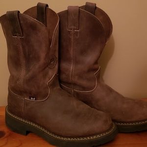 JUSTIN GAUCHO ORIGINAL WORK BOOTS #4444